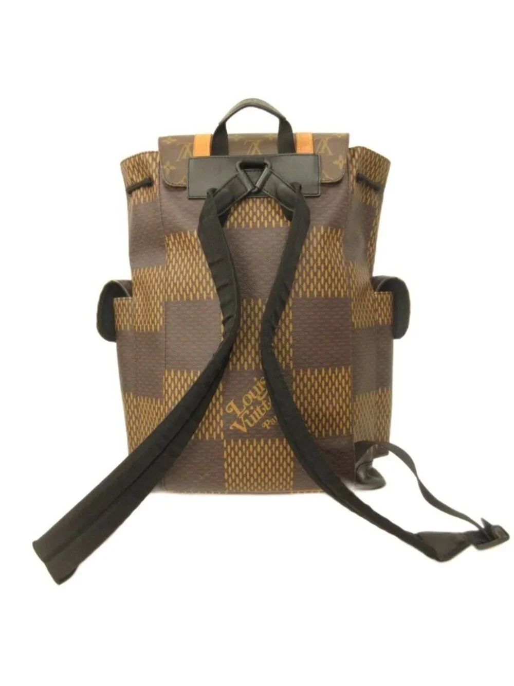 Louis Vuitton Damier Giant LV Squared Christopher MM Brown Backpack